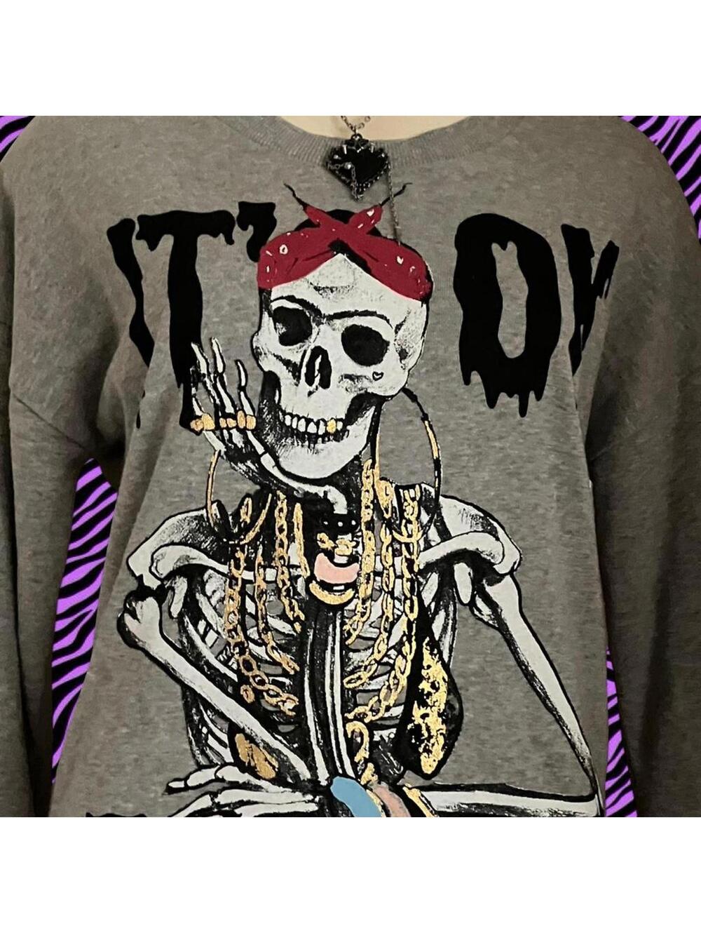 Iron Fist Women's Grey sweater